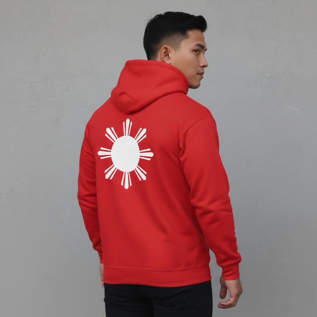 Tropical Warrior Heavy Hoodie | Red