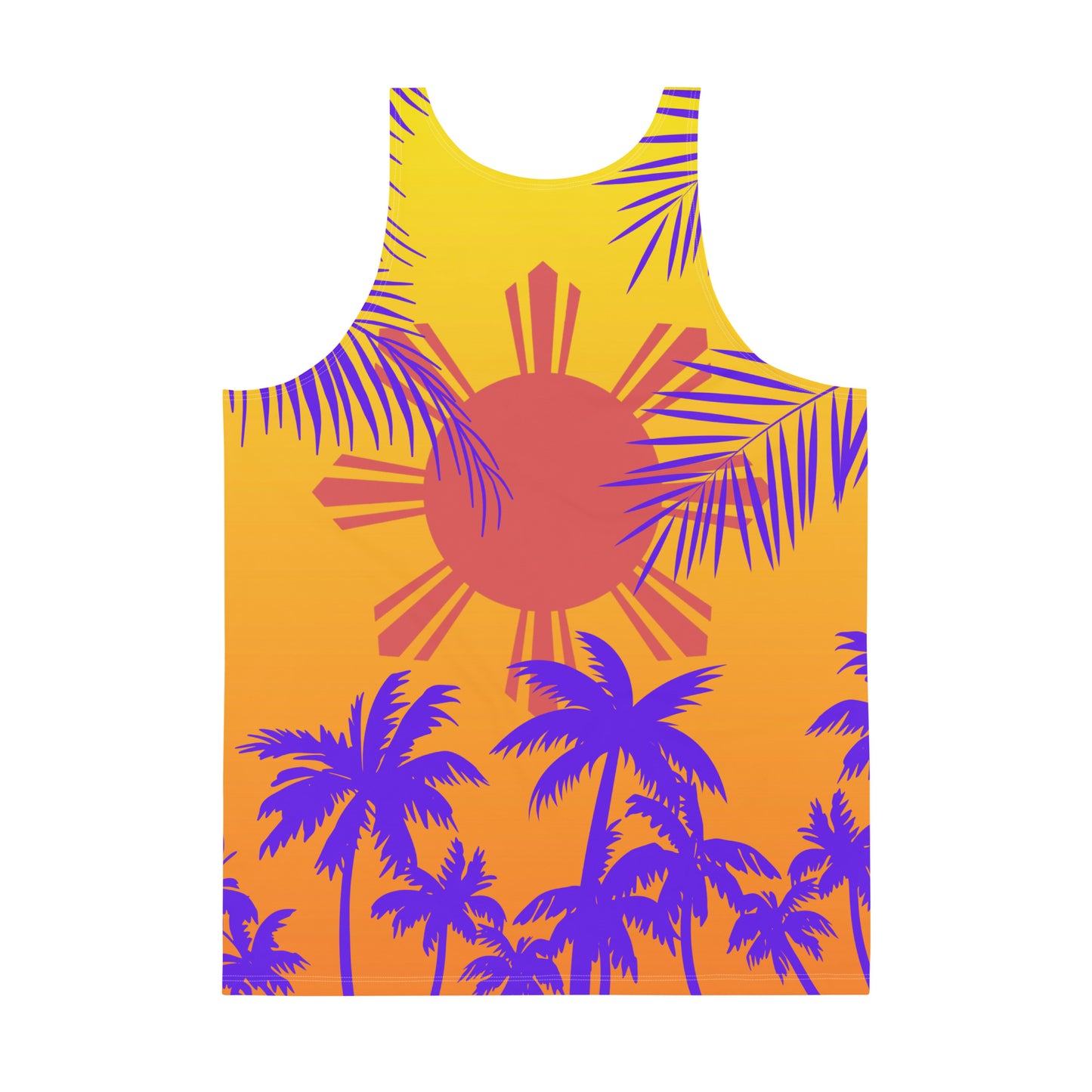 Sunset Tank | Sunset Orange - Purple