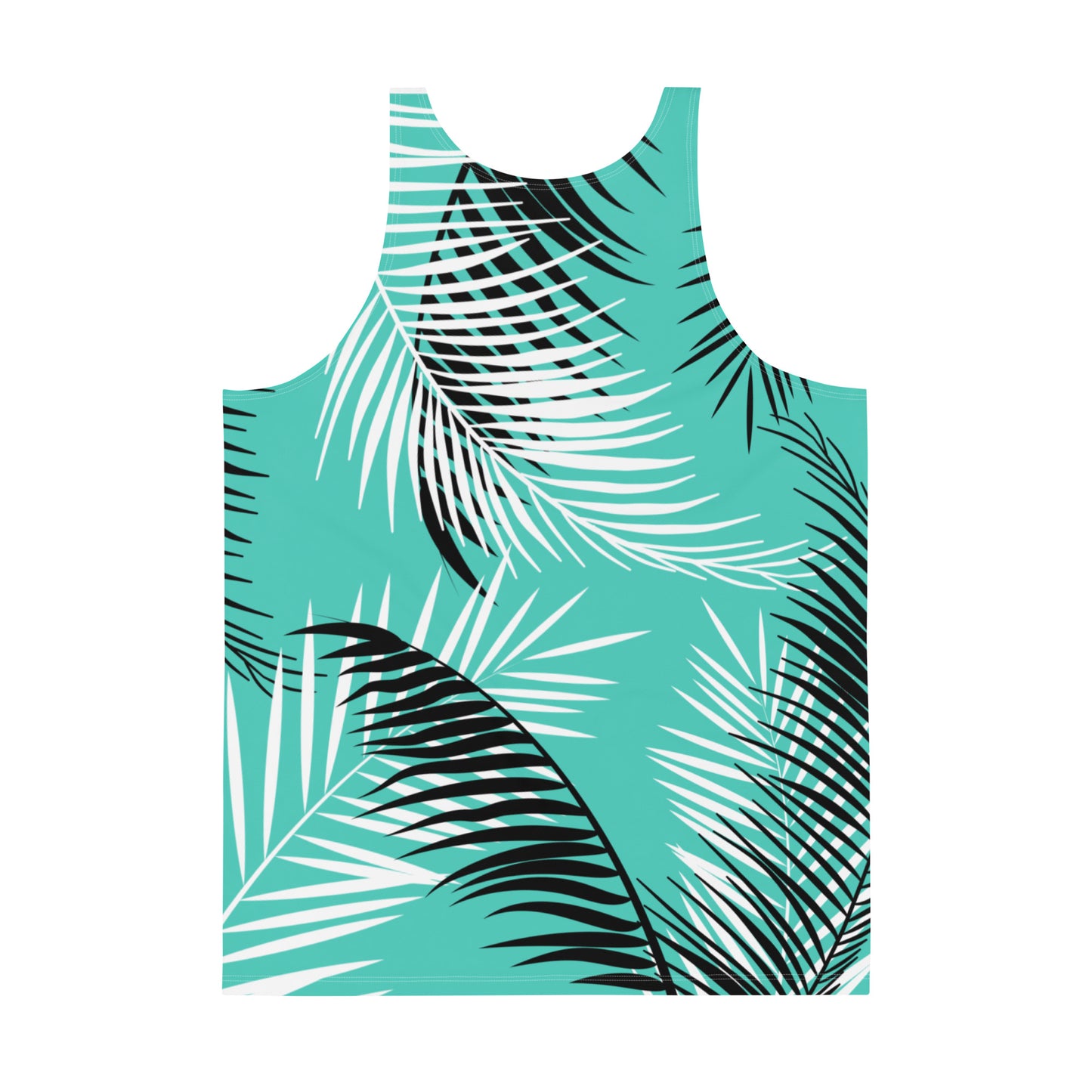 Paradise Tank | Turquoise - Black/White