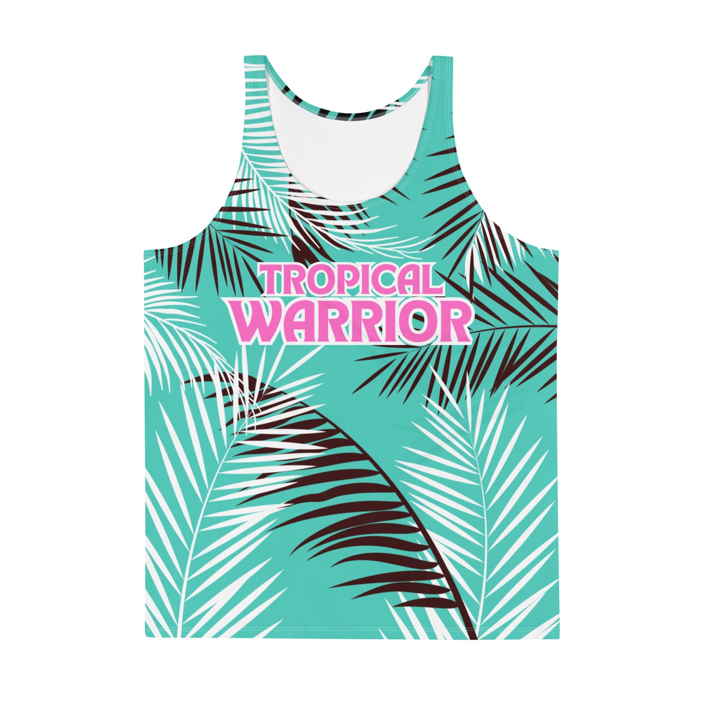 Paradise Tank | Turquoise - Black/White