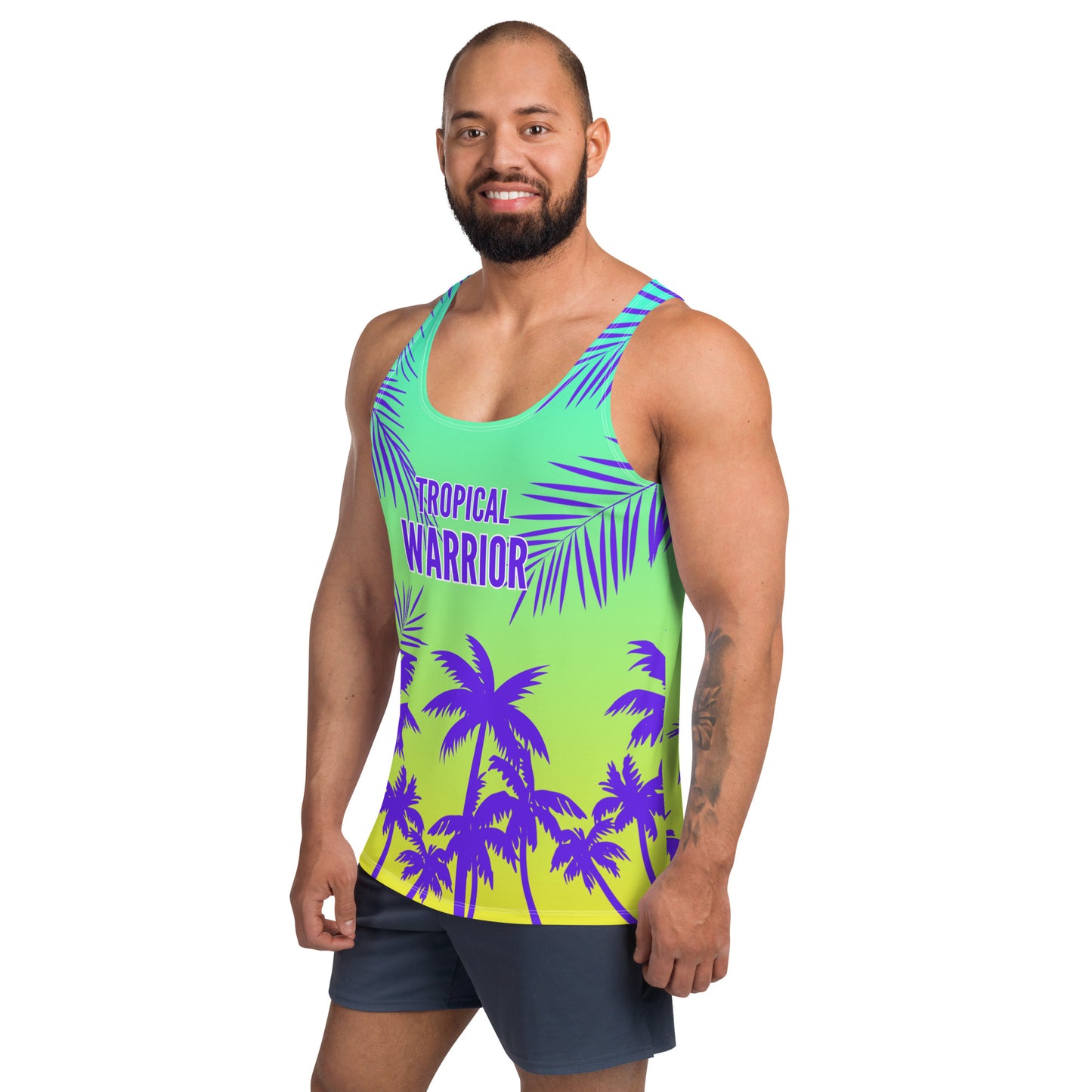Sunset Tank | Gradient Green - Purple
