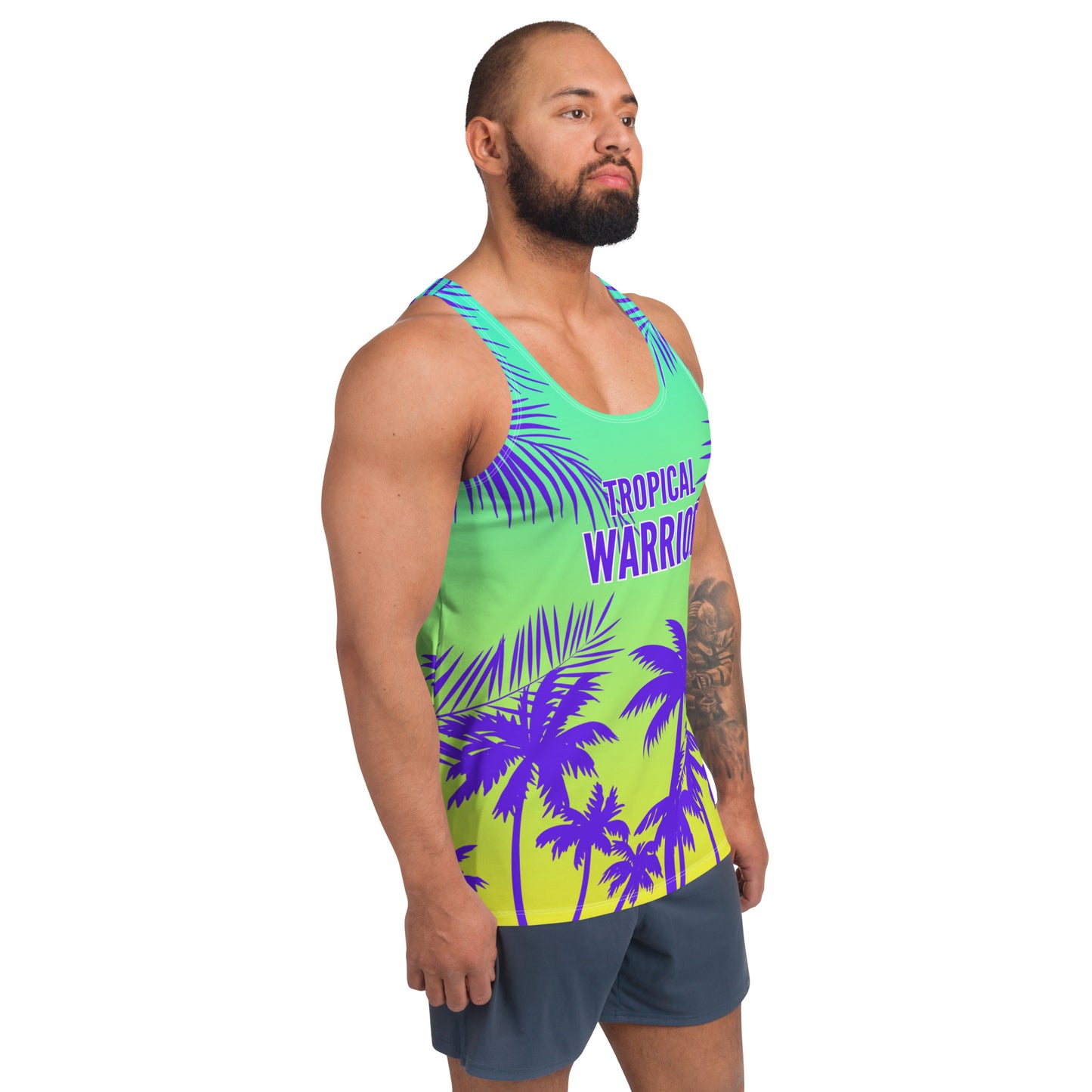 Sunset Tank | Gradient Green - Purple