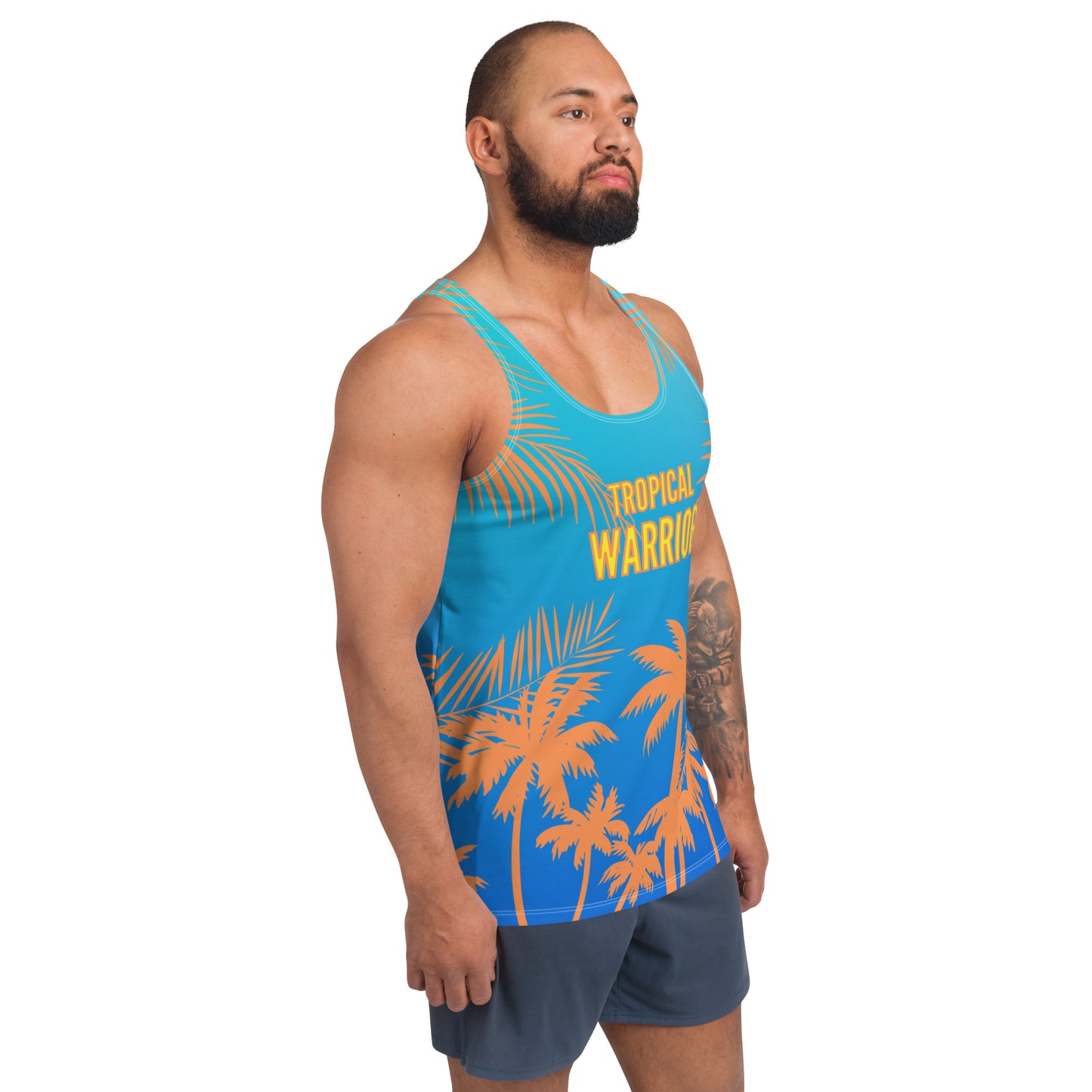 Sunset Tank | Gradient Sky Blue - Orange