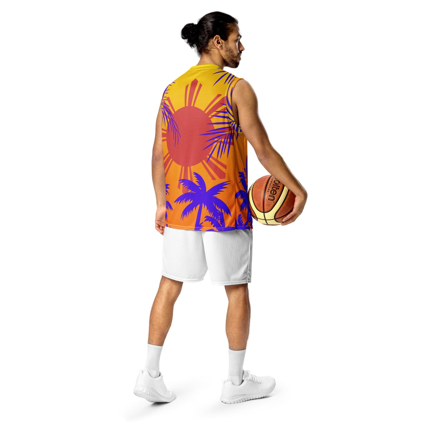 Sunset B-ball jersey | Gradient Orange - Purple