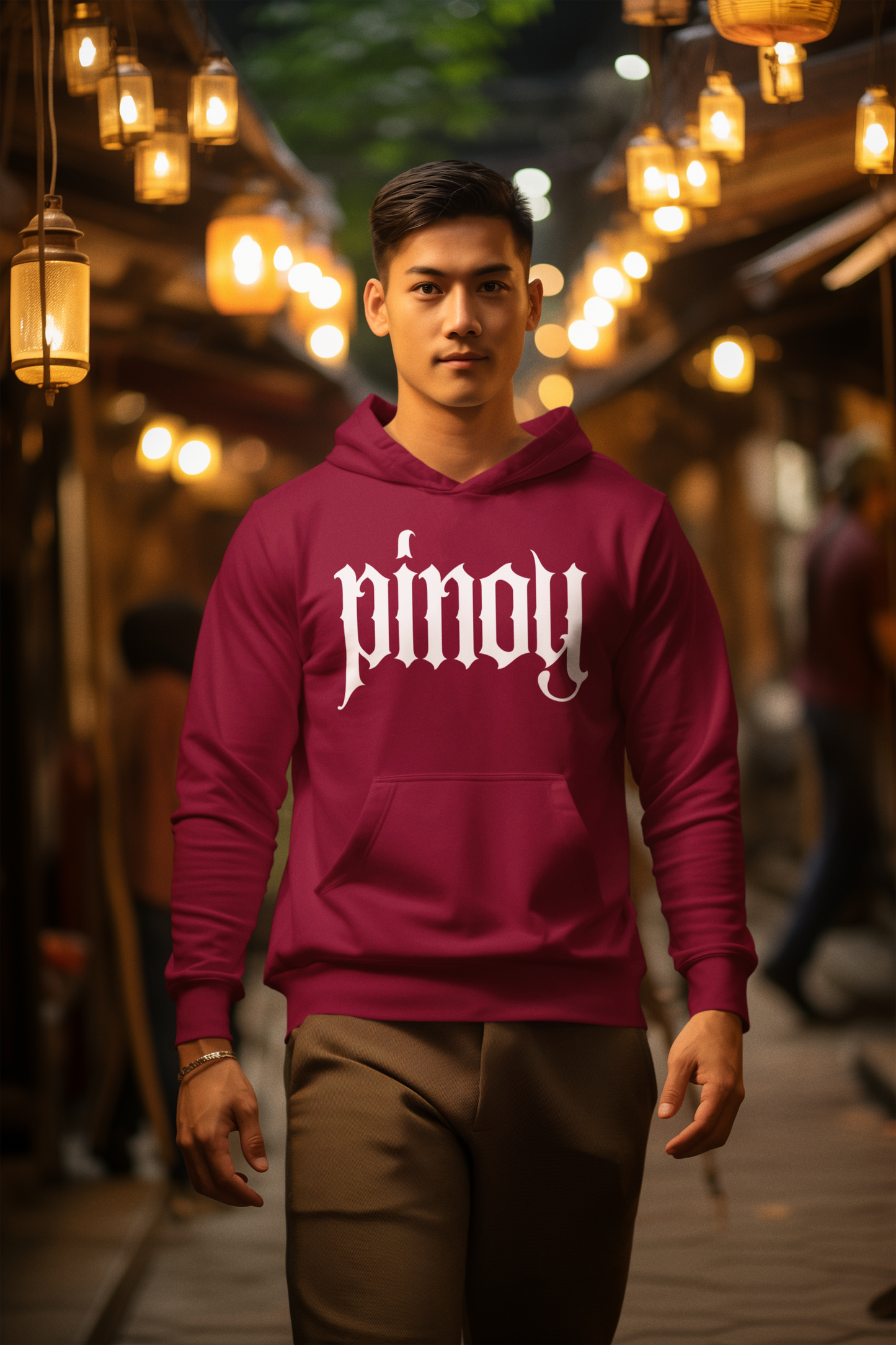 Pinoy Hoodie | Burgundy