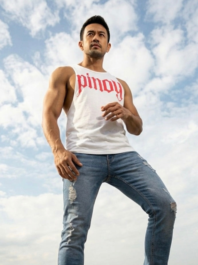 PINOY | Crew neck cut off tank
