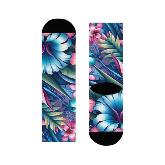 Surfside Flowers Socks