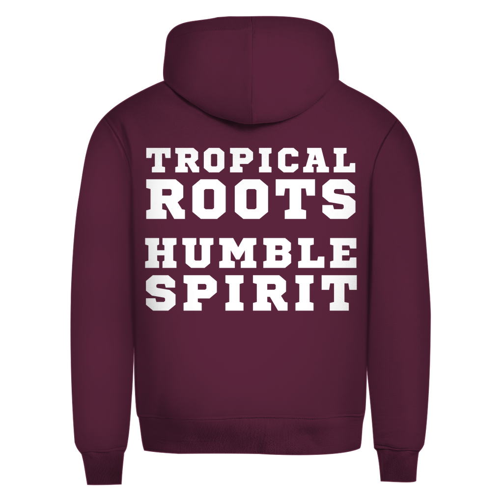 Island Kid - Tropical Roots, Humble Spirit | Burgundy | Comfort Fit Hoodie