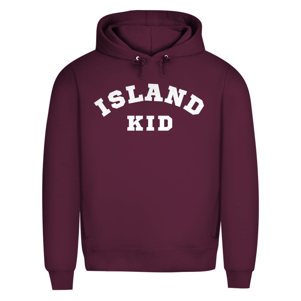 Island Kid - Tropical Roots, Humble Spirit | Burgundy | Comfort Fit Hoodie