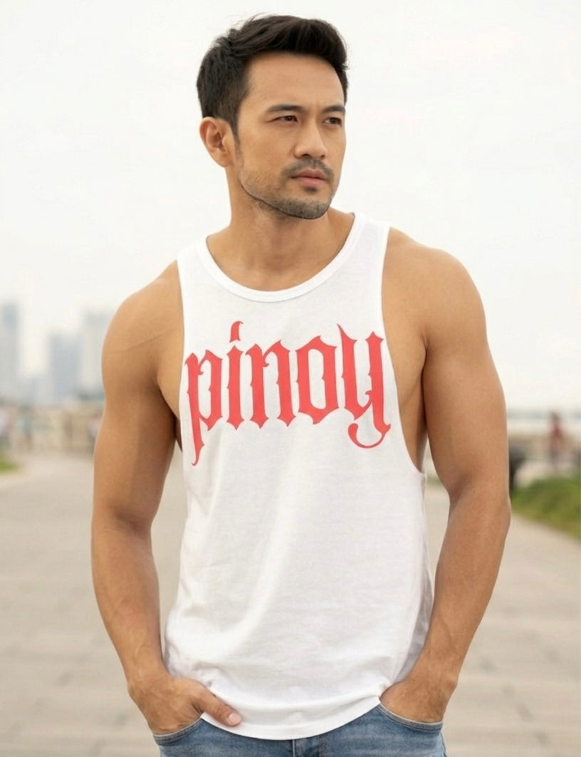 PINOY | Crew neck cut off tank