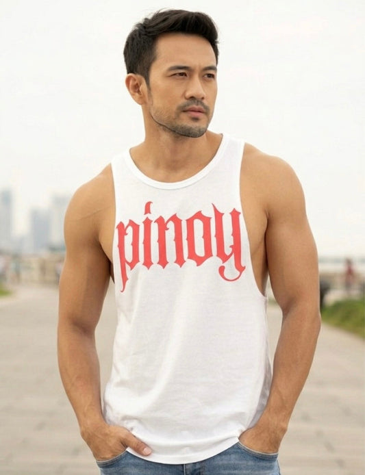 PINOY | Crew neck cut off tank