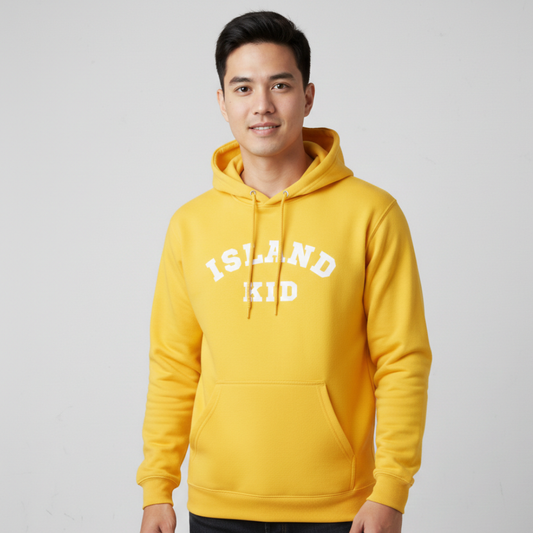 Island Kid - Tropical Roots, Humble Spirit | Yellow | Comfort Fit Hoodie