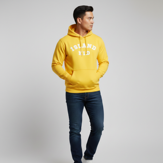 Island Kid - Tropical Roots, Humble Spirit | Yellow | Comfort Fit Hoodie