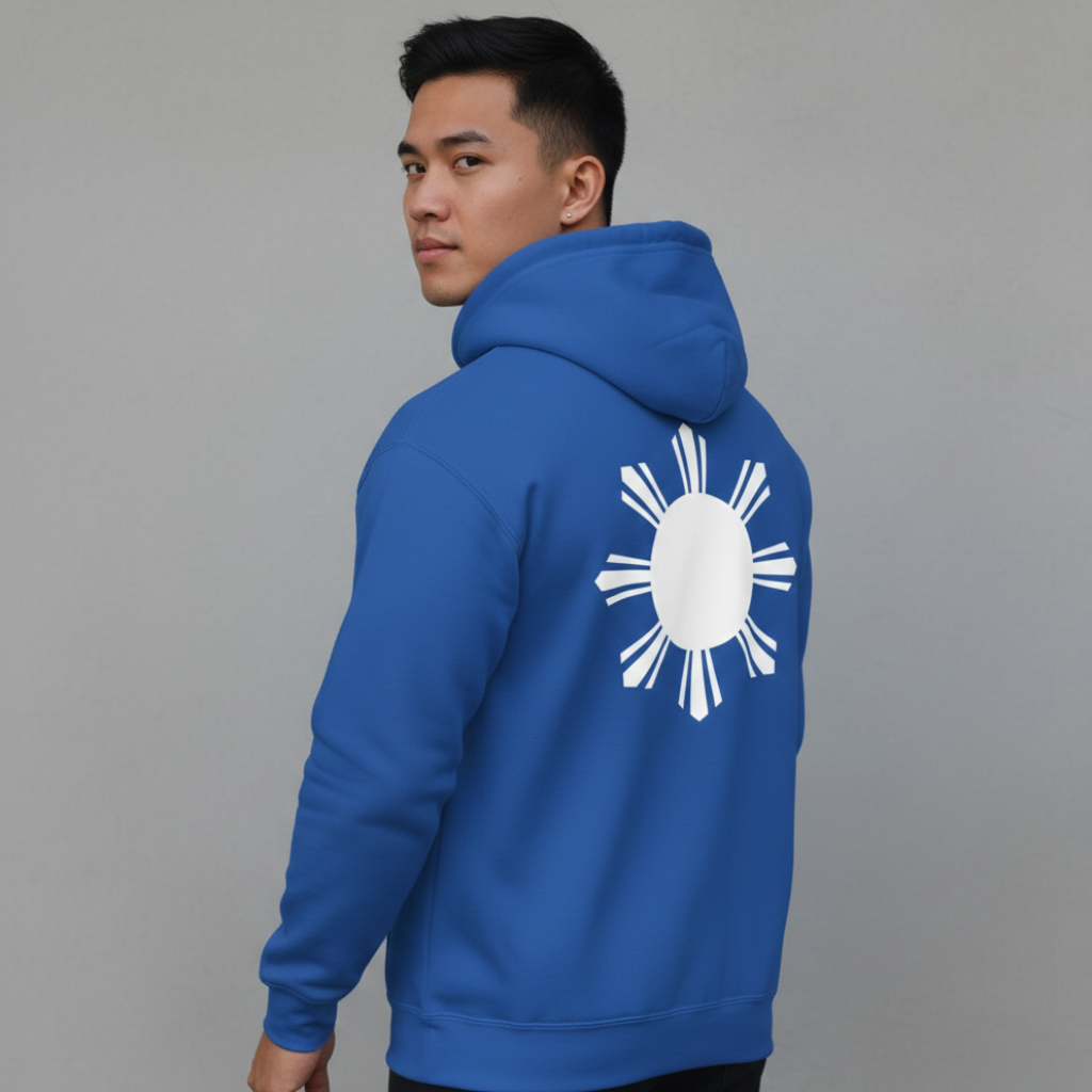 Tropical Warrior Heavy Hoodie | Blue