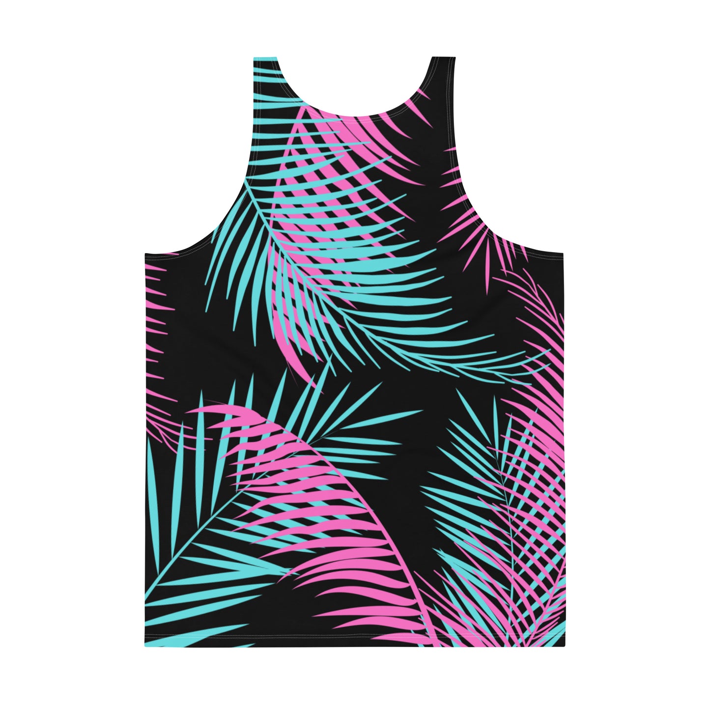 Paradise Tank | Black - Light Pink/Turquoise