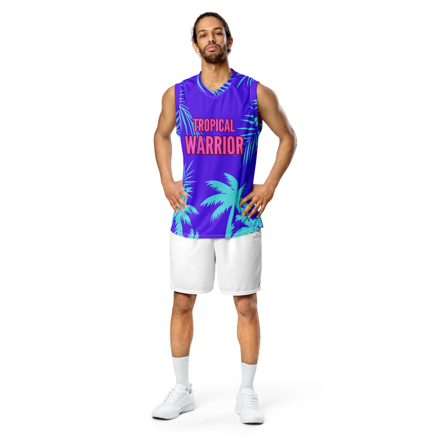 Sunset B-ball jersey | Purple - Sky Blue