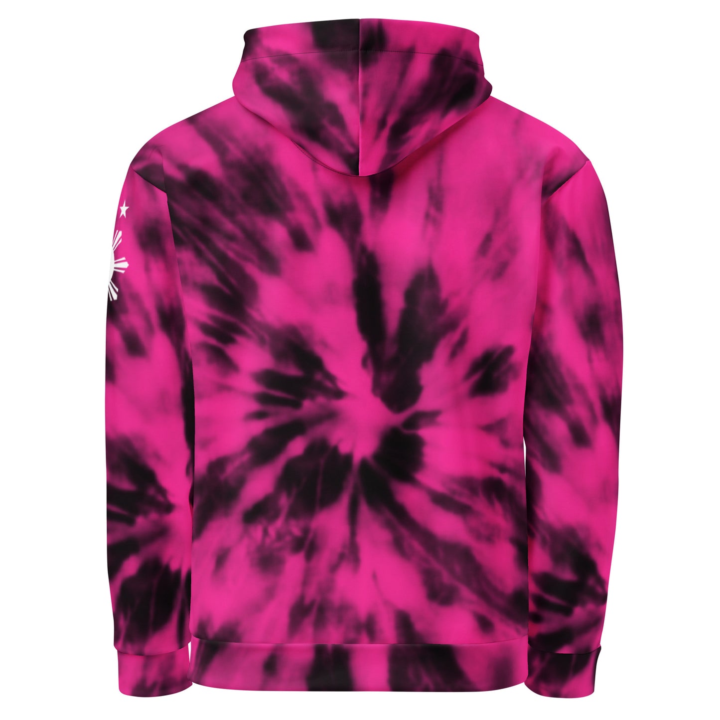 Motherland PH Hoodie | Tie Dye HotPink - black