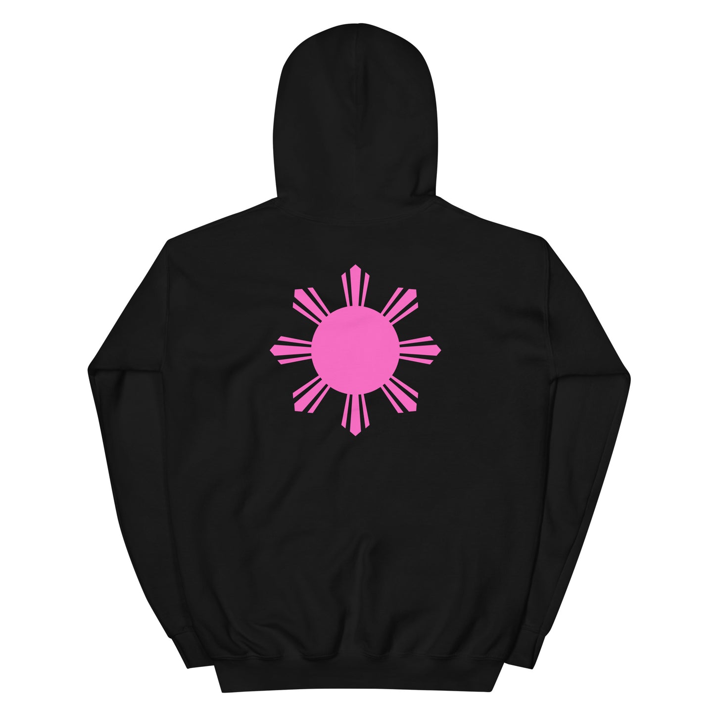 Tropical Queen Hoodie | Black - Pink