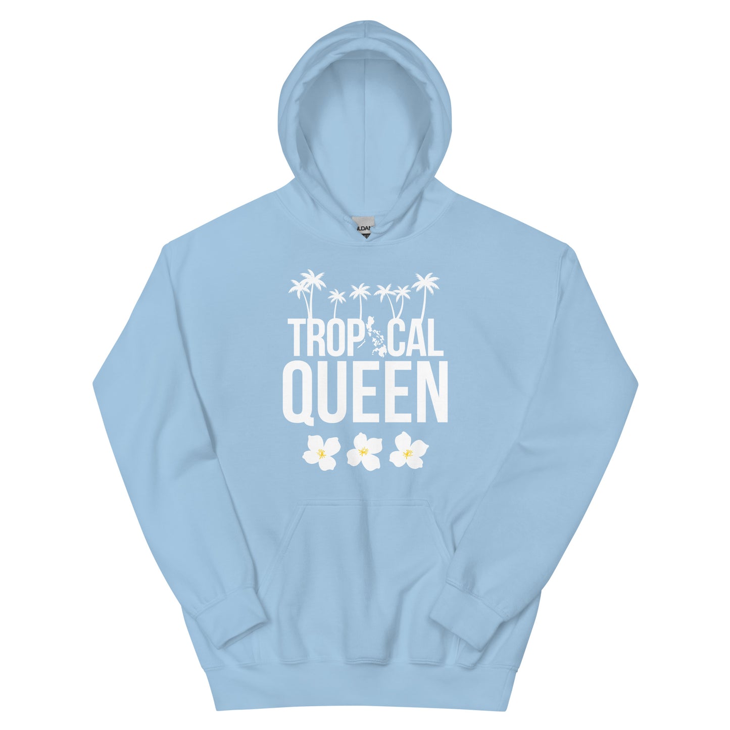 Tropical Queen Hoodie | SkyBlue