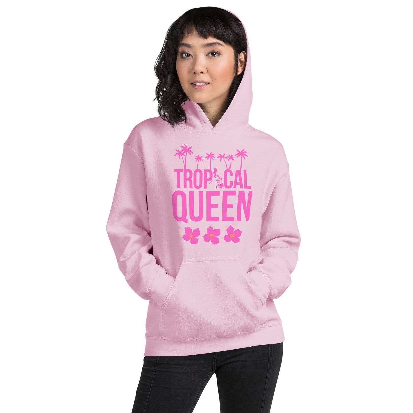 Tropical Queen Hoodie | Pink