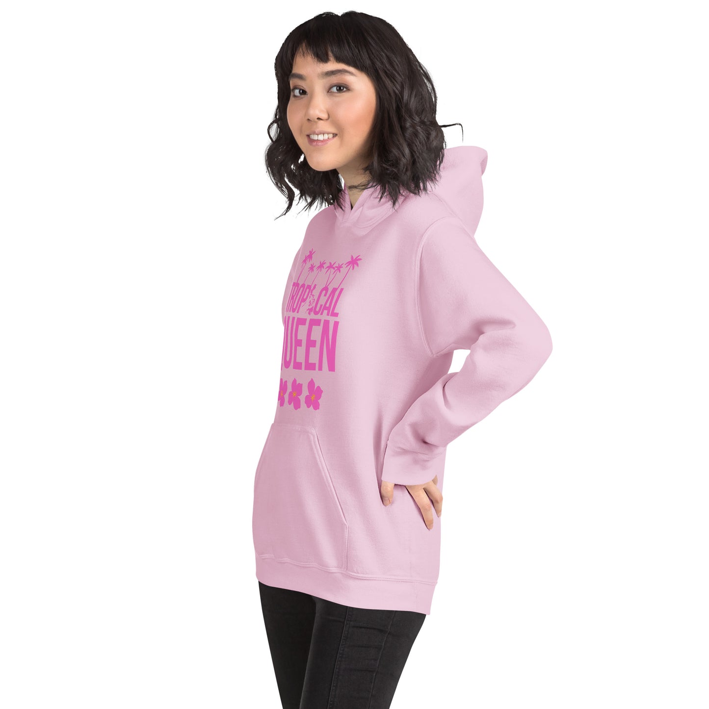 Tropical Queen Hoodie | Pink