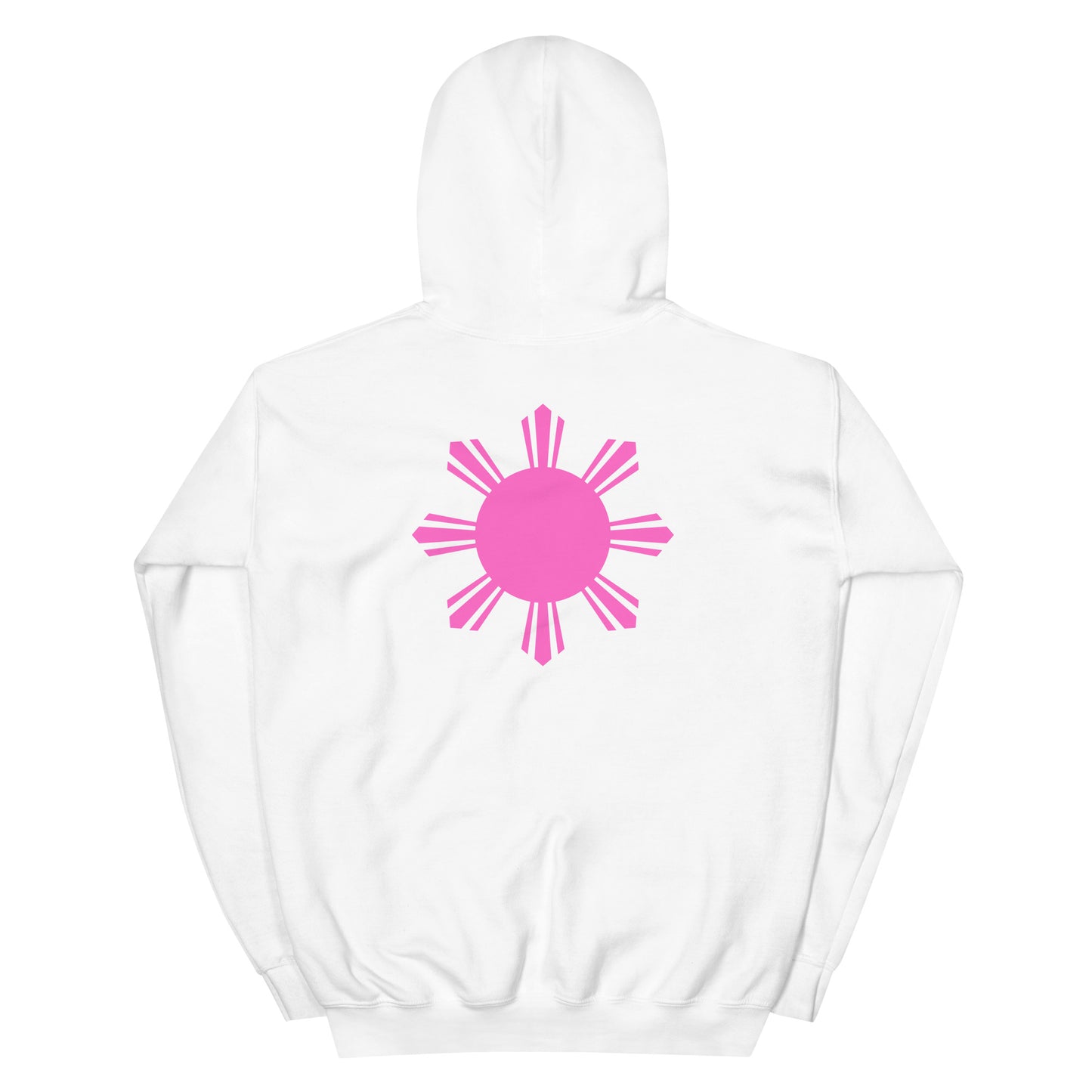 Tropical Queen Hoodie | White - Pink