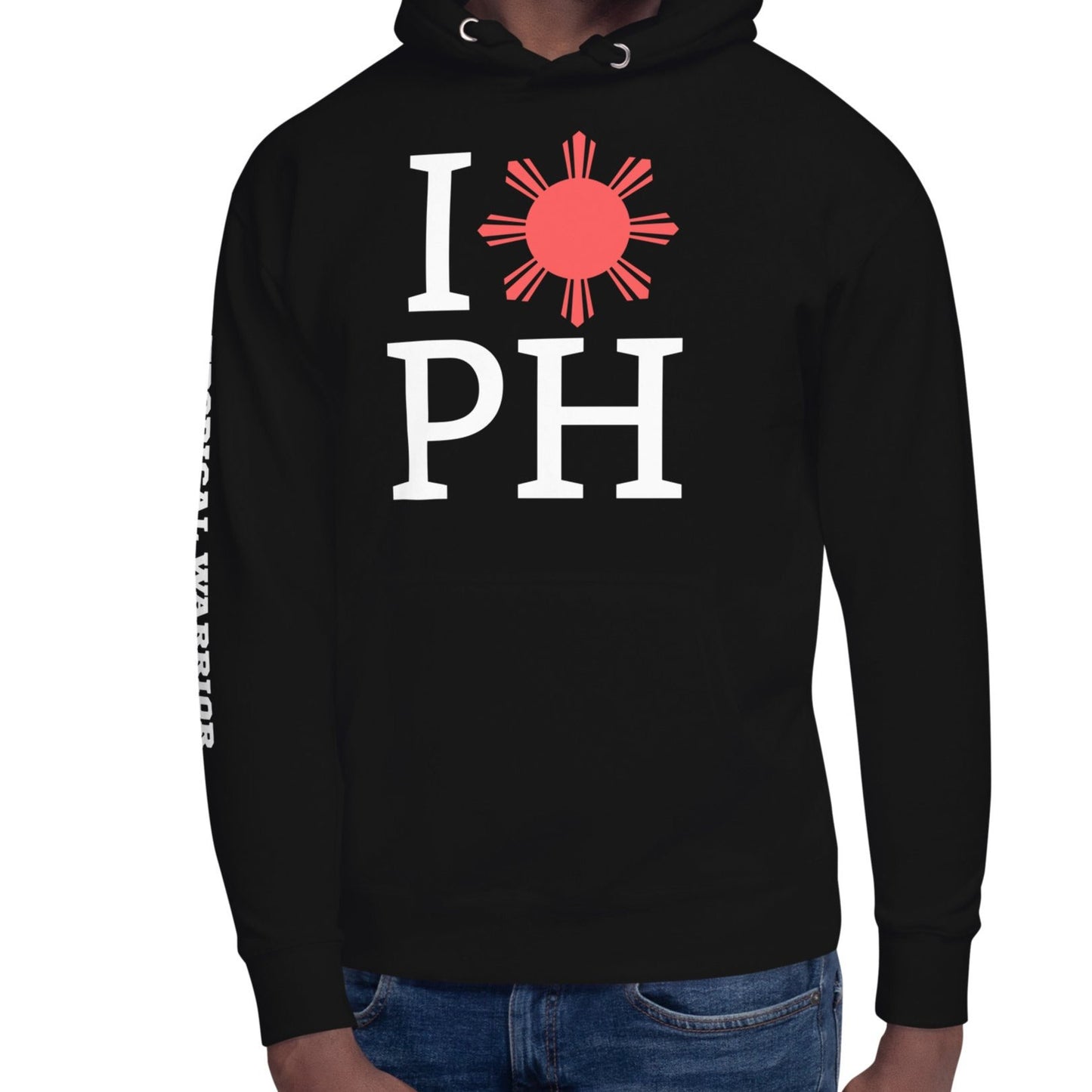 I Love PH Hoodie | For Him - Black