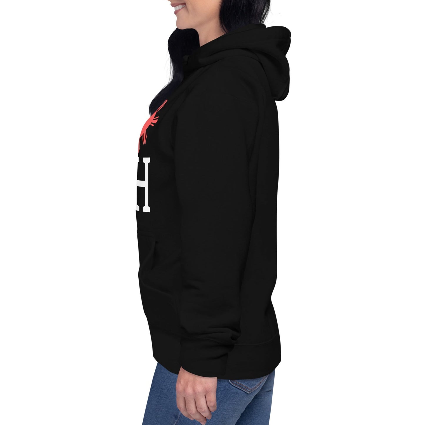 I Love PH Hoodie | For Her - Black