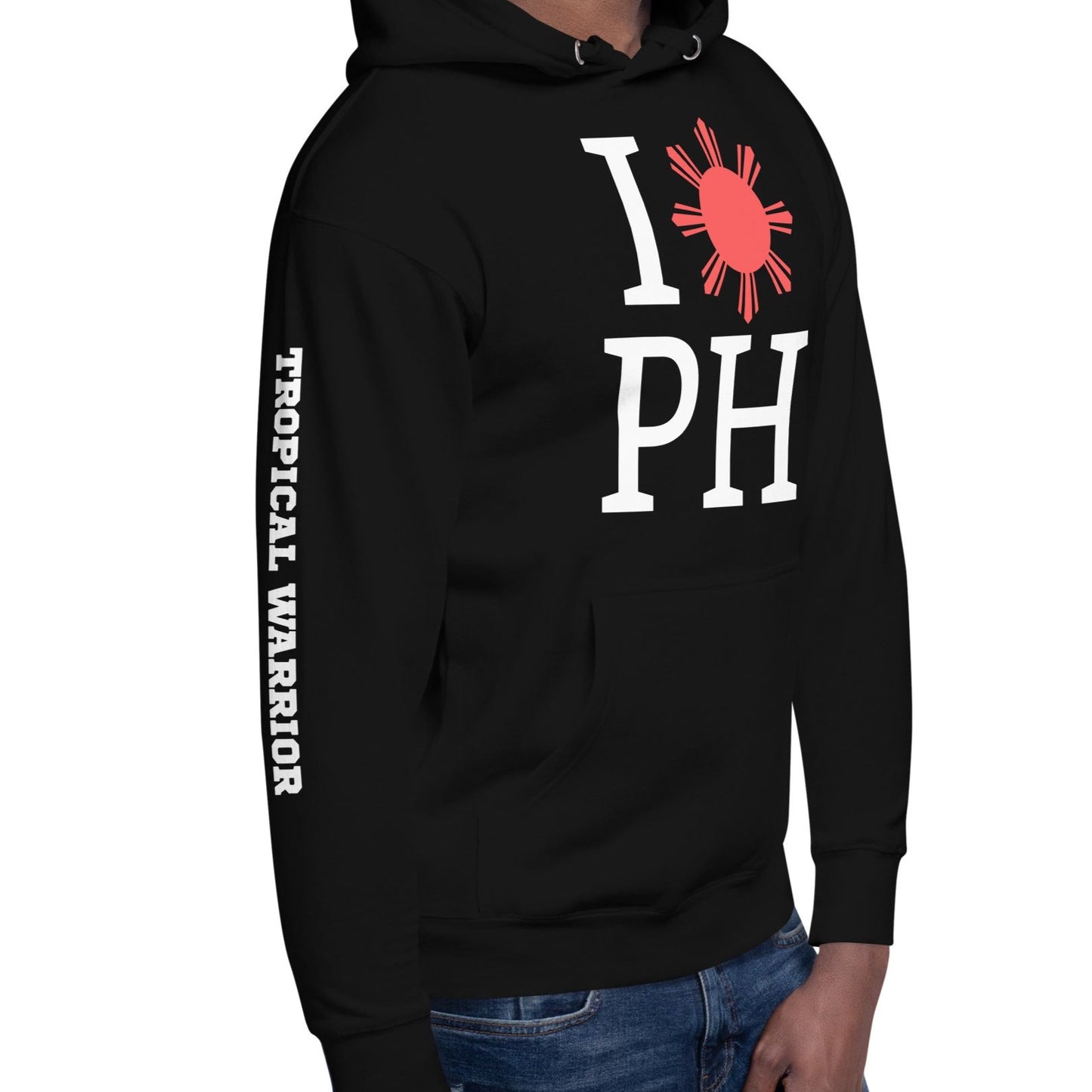 I Love PH Hoodie | For Him - Black