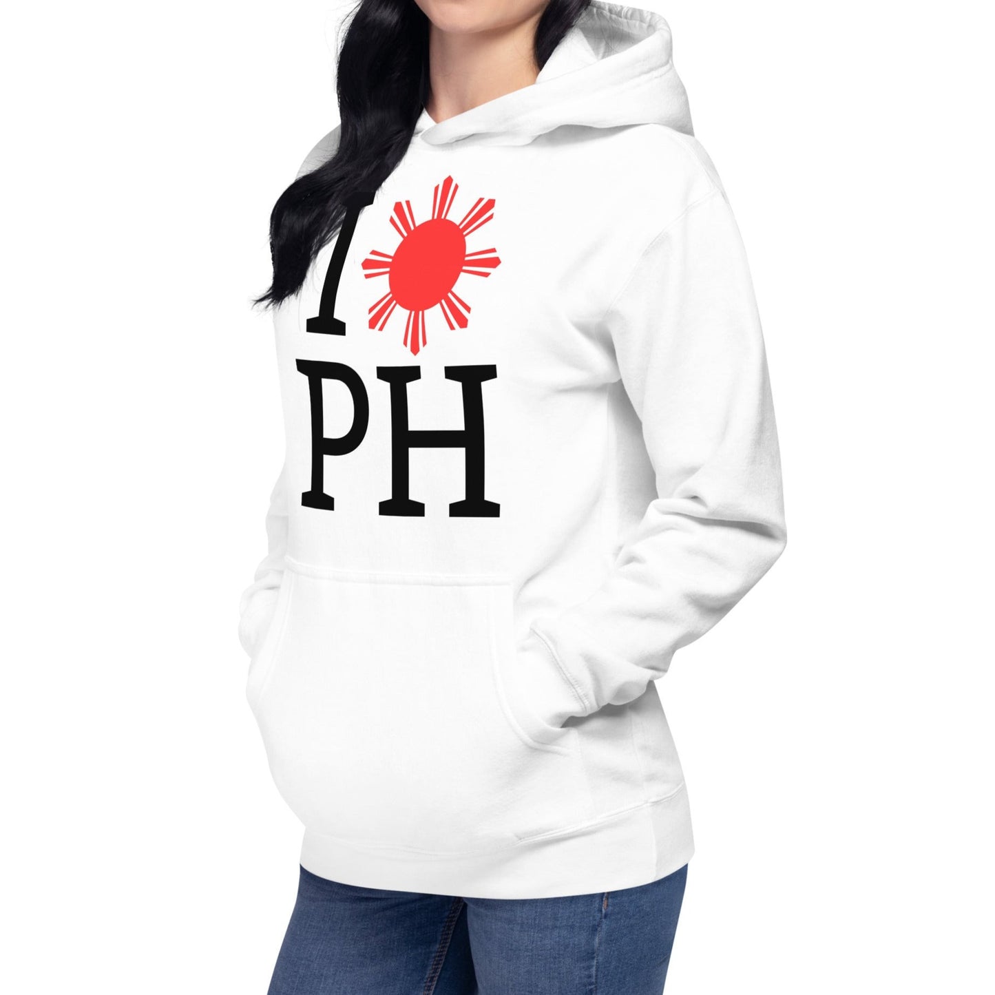 I Love PH Hoodie | For Her - White