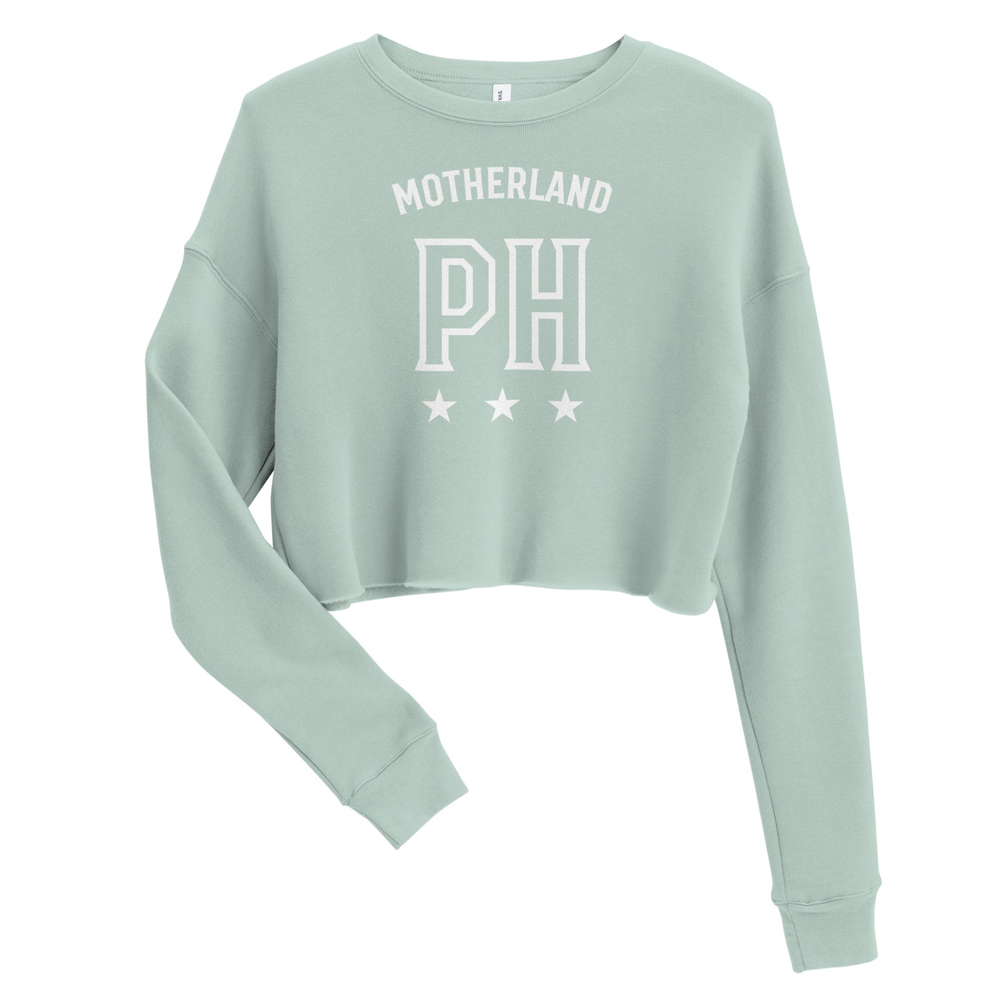 Motherland PH Crop Sweatshirt | Skyblue