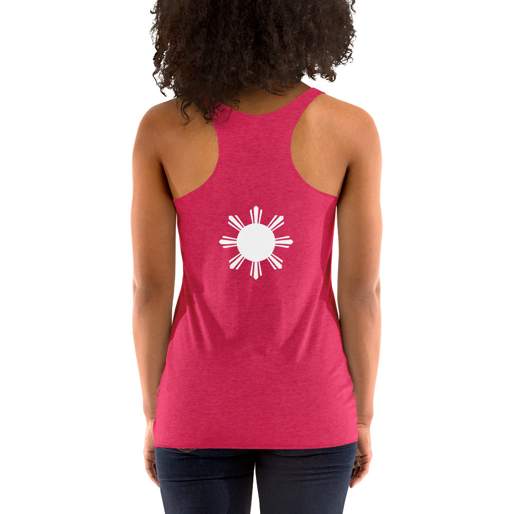 Tropical Queen Racerback Tank | Candy Pink